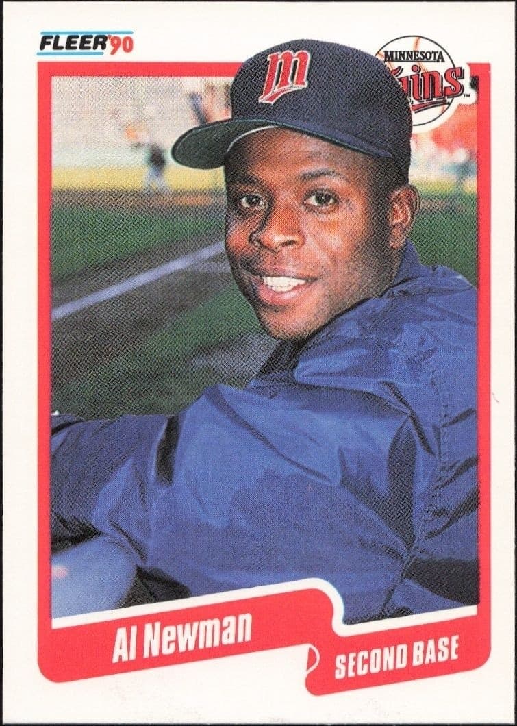 1990 Fleer Al Newman #382 trading card