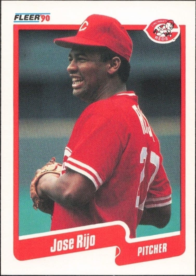 1990 Fleer Jose Rijo #430 trading card