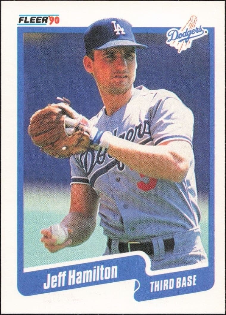 1990 Fleer Jeff Hamilton #396 trading card