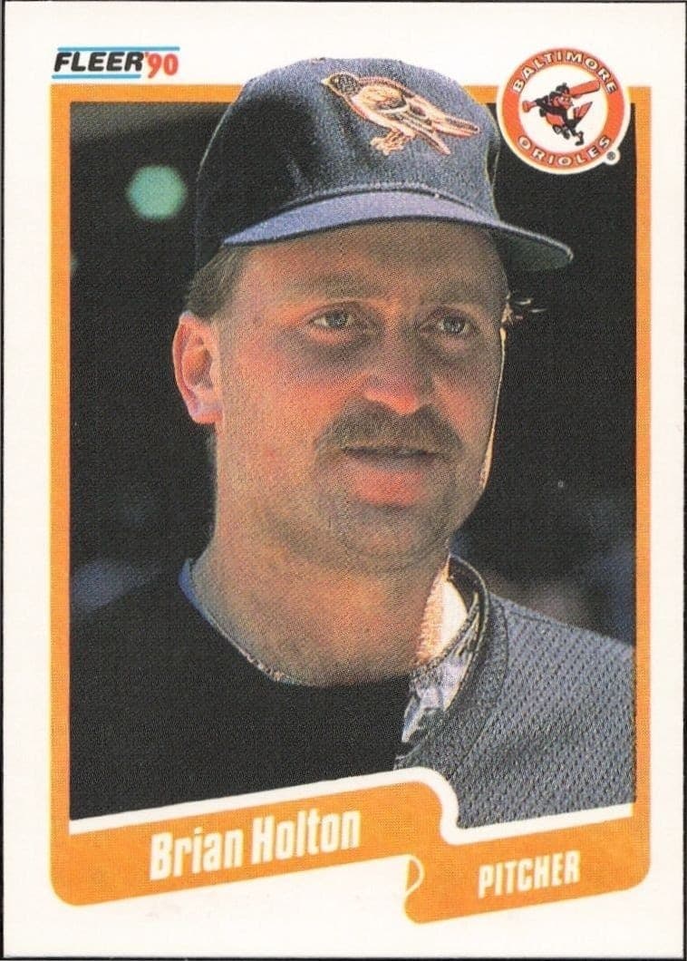 1990 Fleer Brian Holton #179 trading card