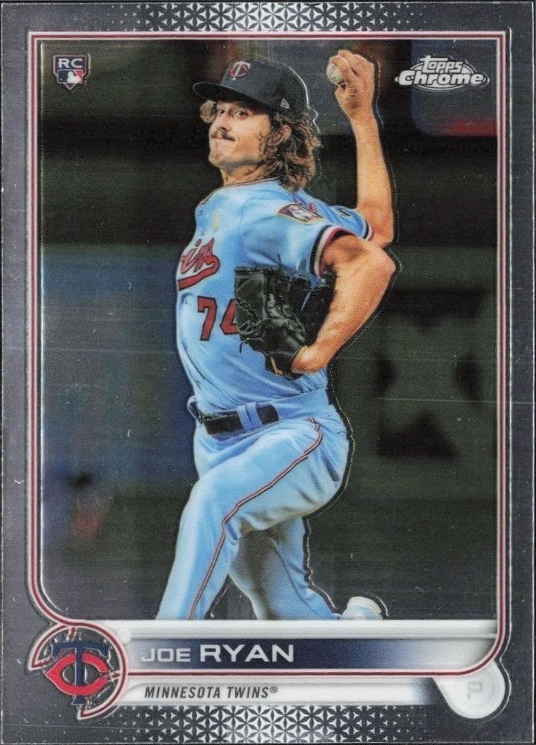 2022 Topps Chrome Joe Ryan #48 trading card