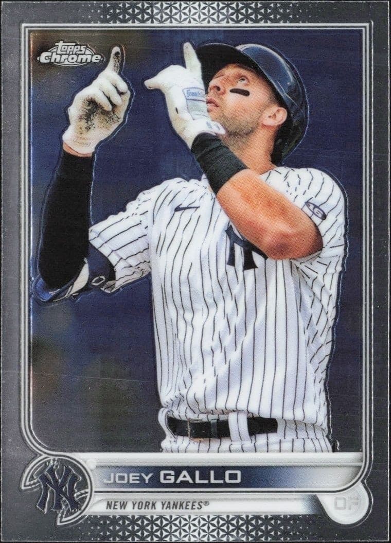 2022 Topps Chrome Joey Gallo #178 trading card