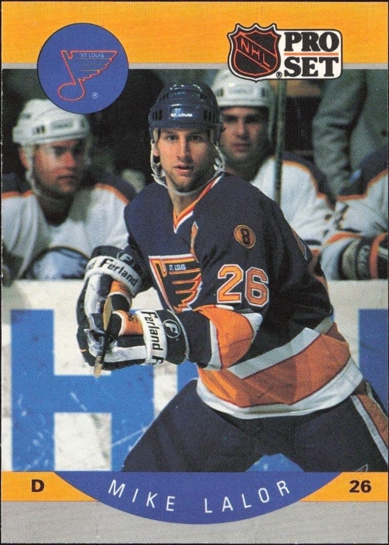 1990-91 Pro-Set Mike Lalor #264 trading card
