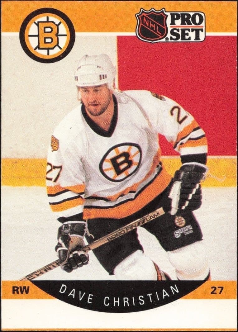 1990-91 Pro-Set Dave Christian #6 trading card