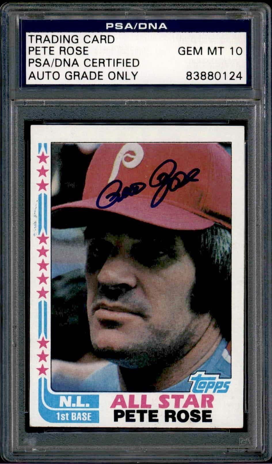 1982 Topps Pete Rose #337 trading card