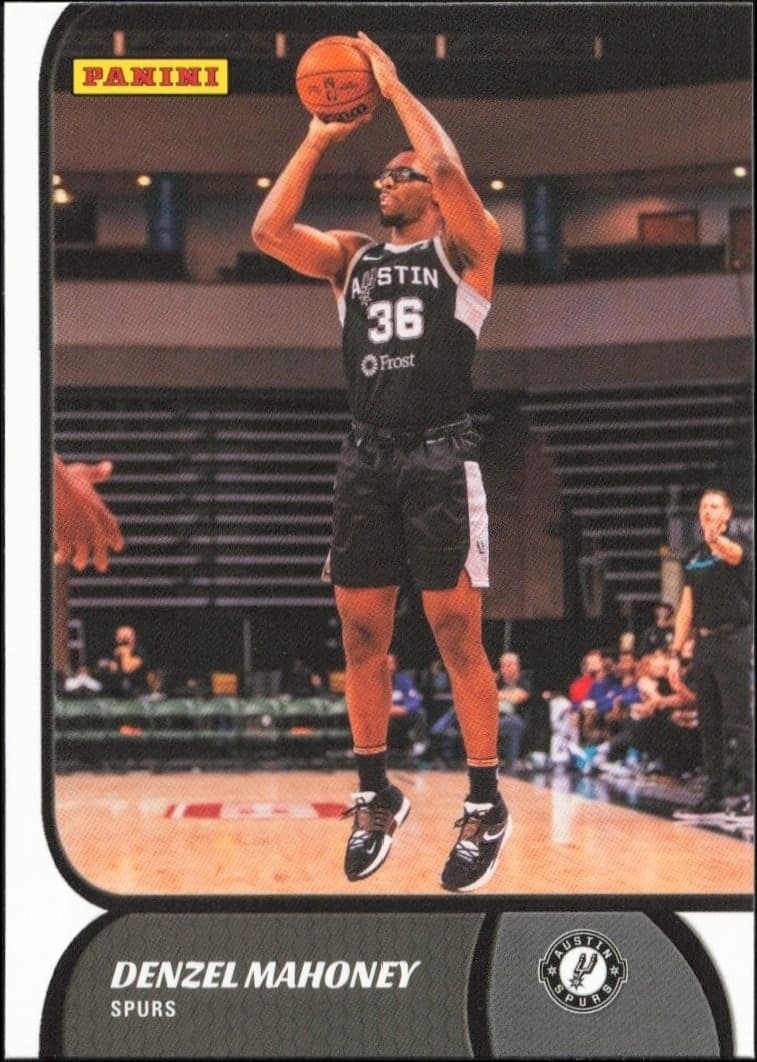 2021-22 Panini NBA G League Denzel Mahoney #9 basketball trading card front