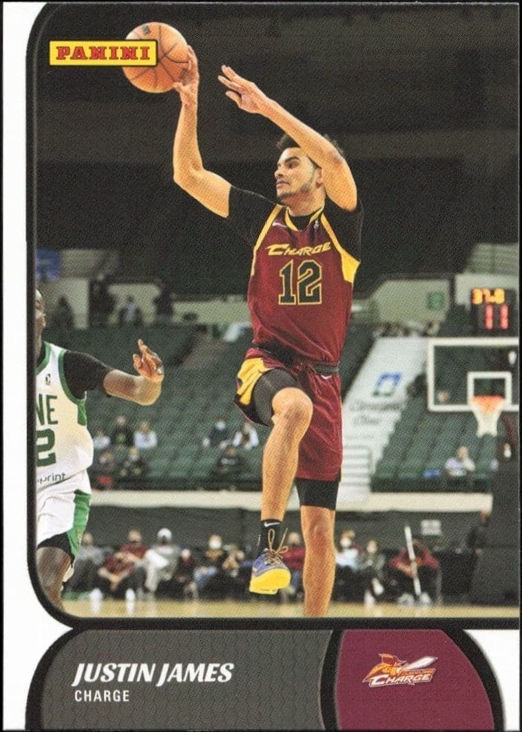 2021-22 Panini NBA G League Justin James #27 trading card