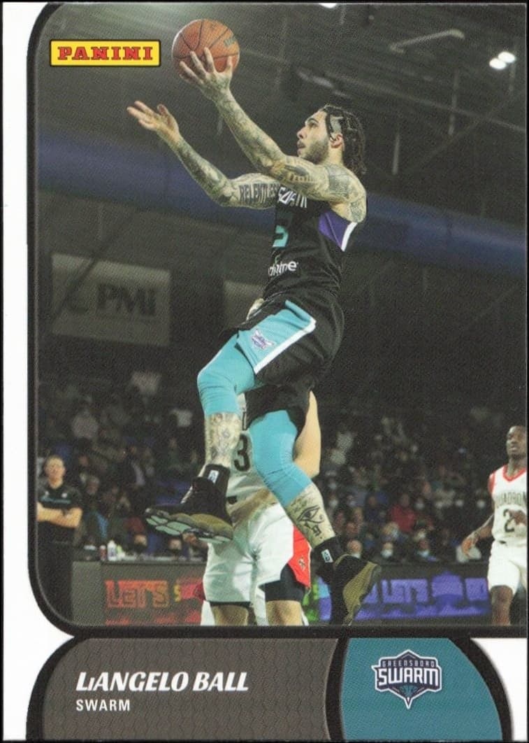 2021-22 Panini NBA G League Liangelo Ball #64 trading card