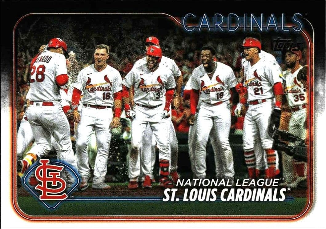 2024 Topps Series 2 St. Louis Cardinals #490 trading card