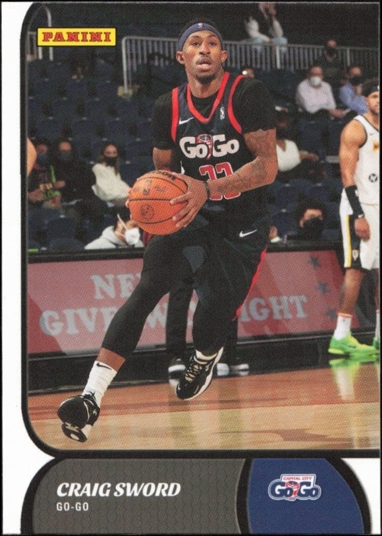 2021-22 Panini NBA G League Craig Sword #21 trading card