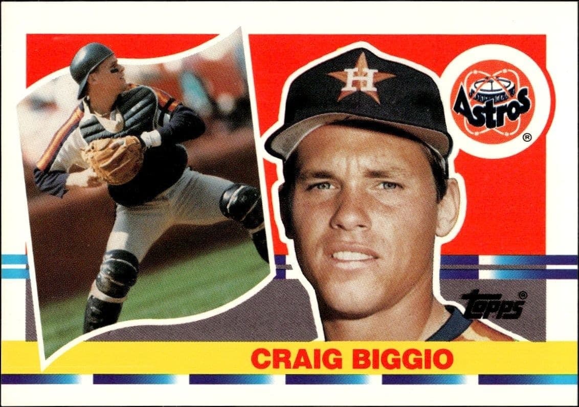 1990 Topps Big Craig Biggio #111 trading card