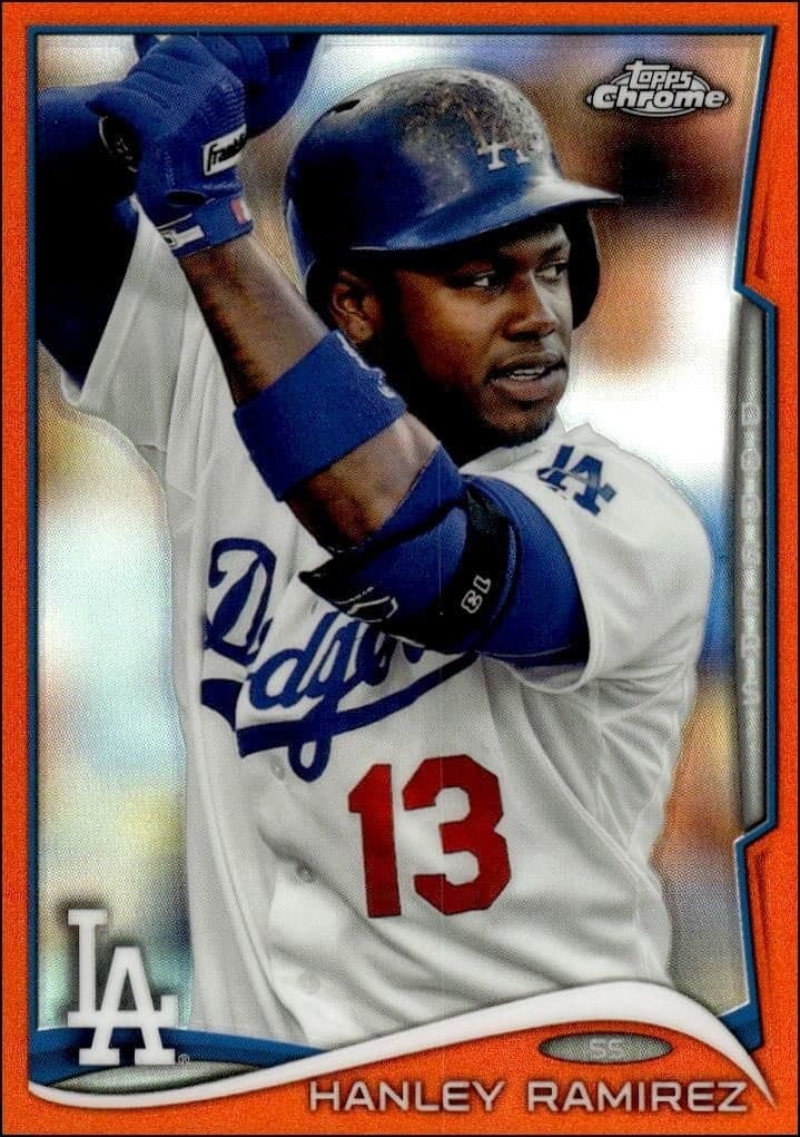2014 Topps Chrome Hanley Ramirez #20 trading card