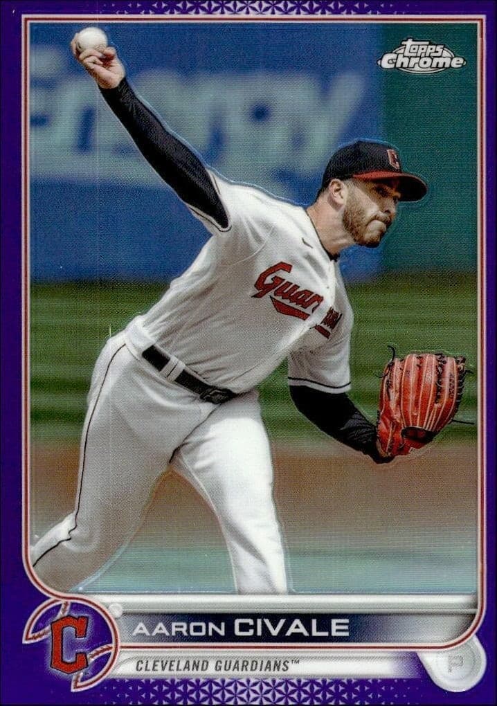 2022 Topps Chrome Update Aaron Civale #USC160 trading card