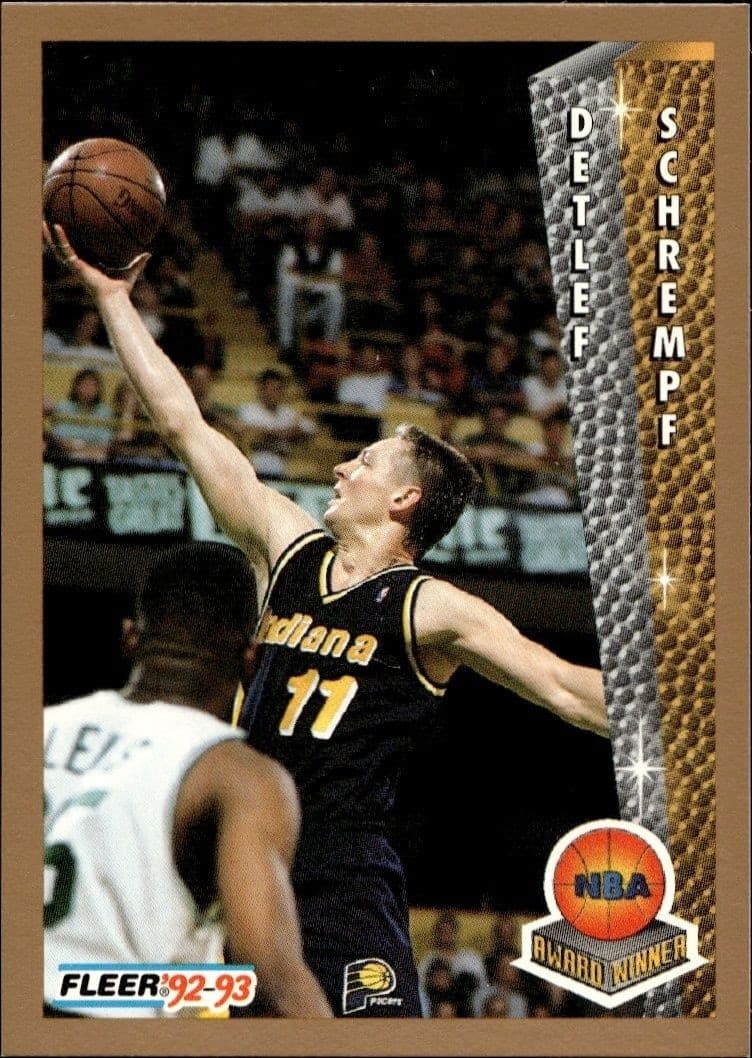 1992-93 Fleer Detlef Schrempf #249 trading card