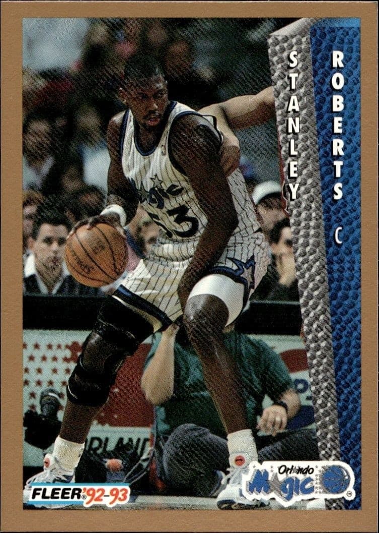 1992-93 Fleer Stanley Roberts #162 trading card