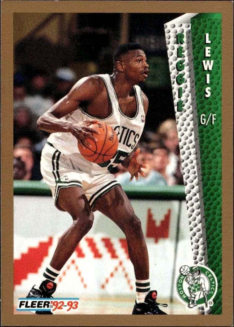 1992-93 Fleer Reggie Lewis #16 trading card