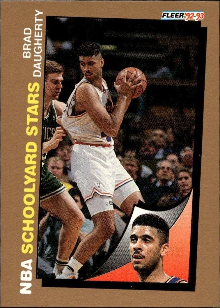 1992-93 Fleer Brad Daugherty #257 trading card