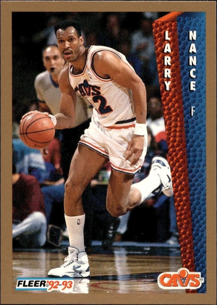 1992-93 Fleer Larry Nance #42 trading card