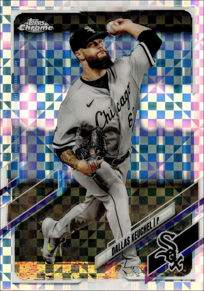 2021 Topps Chrome Dallas Keuchel #91 trading card