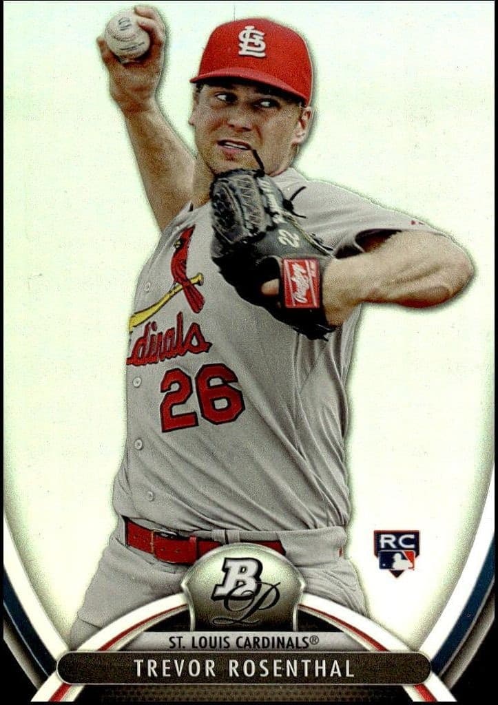 2013 Bowman Platinum Trevor Rosenthal #87 trading card