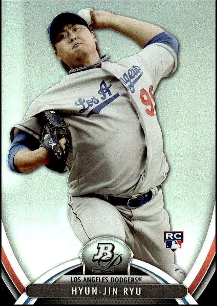 2013 Bowman Platinum Hyun-Jin Ryu #96 trading card
