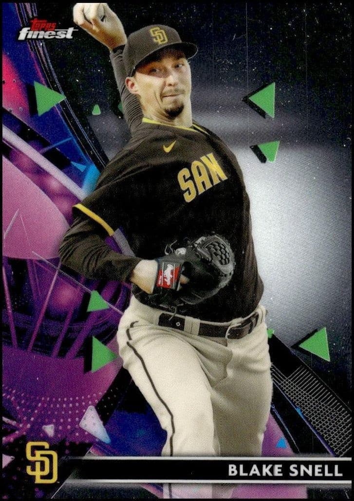 2021 Topps Finest Blake Snell #13 trading card