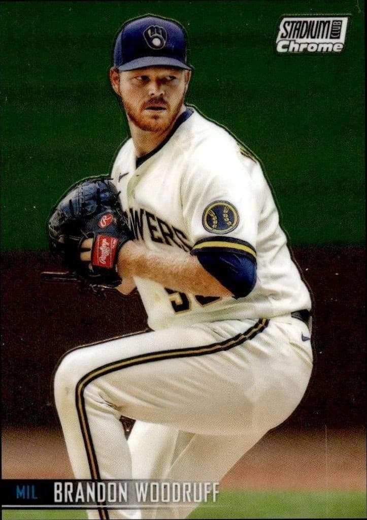 2021 Topps Stadium Club Chrome Brandon Woodruff #88 trading card