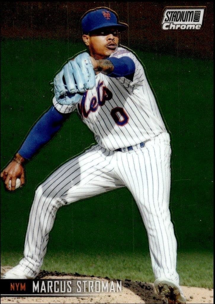 2021 Topps Stadium Club Chrome Marcus Stroman #48 trading card