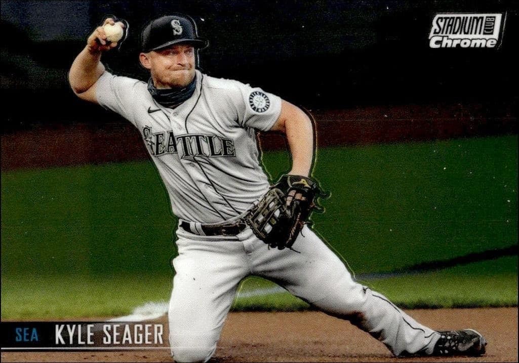 2021 Topps Stadium Club Chrome Kyle Seager #95 trading card