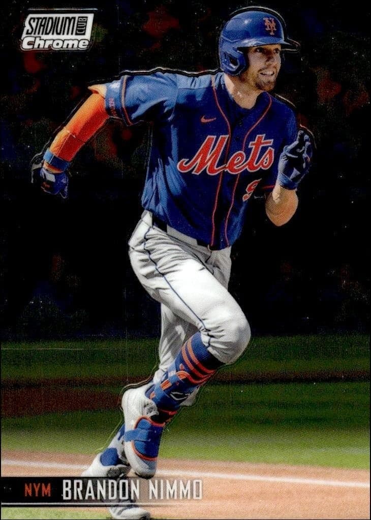 2021 Topps Stadium Club Chrome Brandon Nimmo #246 trading card
