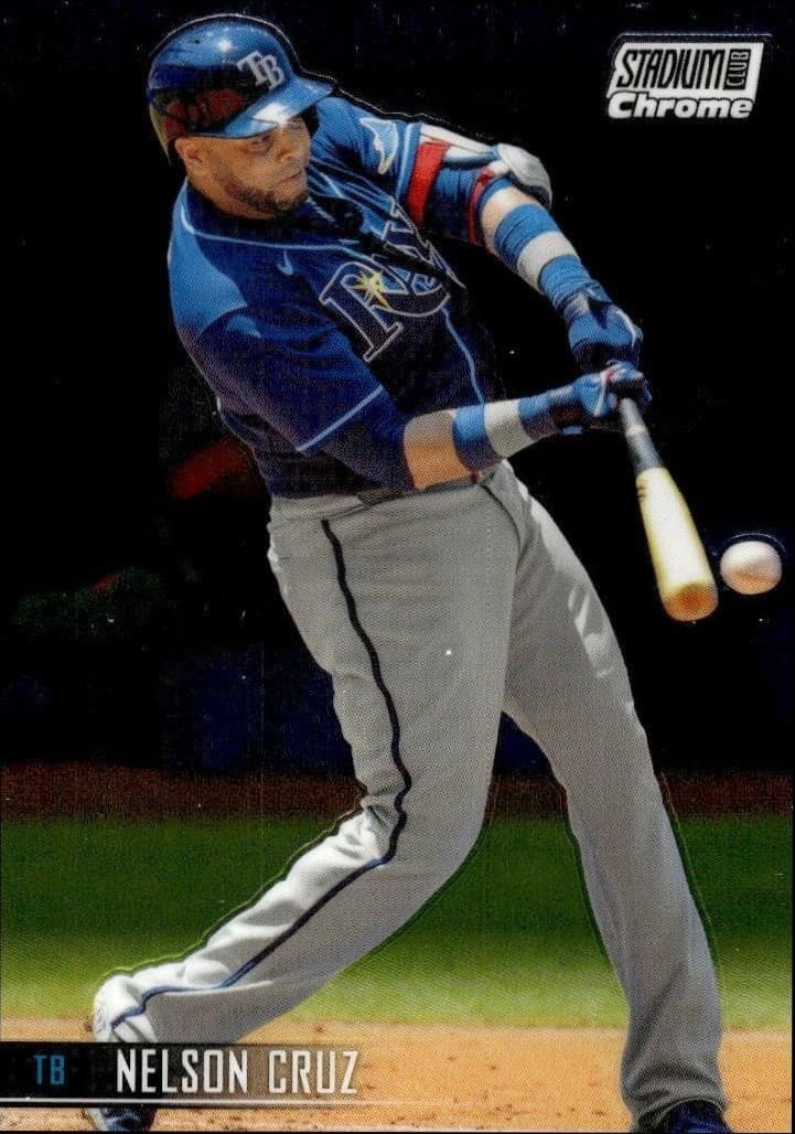 2021 Topps Stadium Club Chrome Nelson Cruz #250 trading card