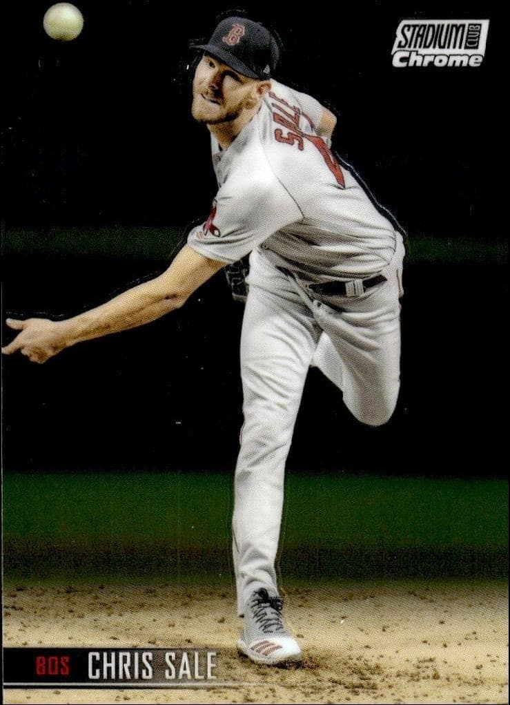 2021 Topps Stadium Club Chrome Chris Sale #187 trading card