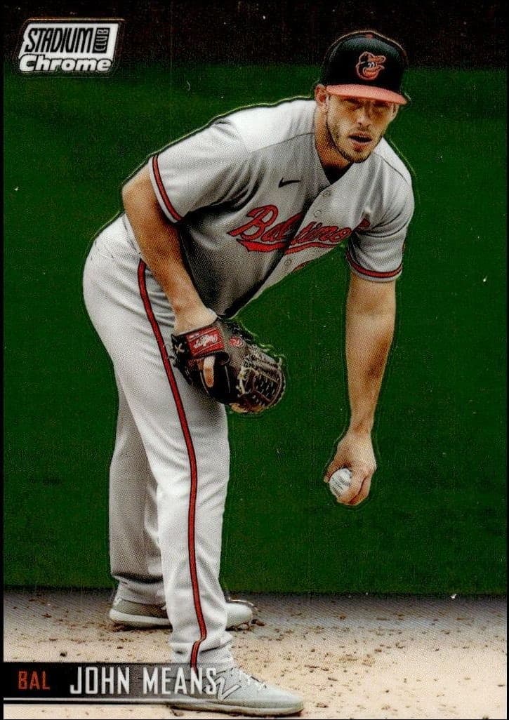 2021 Topps Stadium Club Chrome John Means #35 trading card