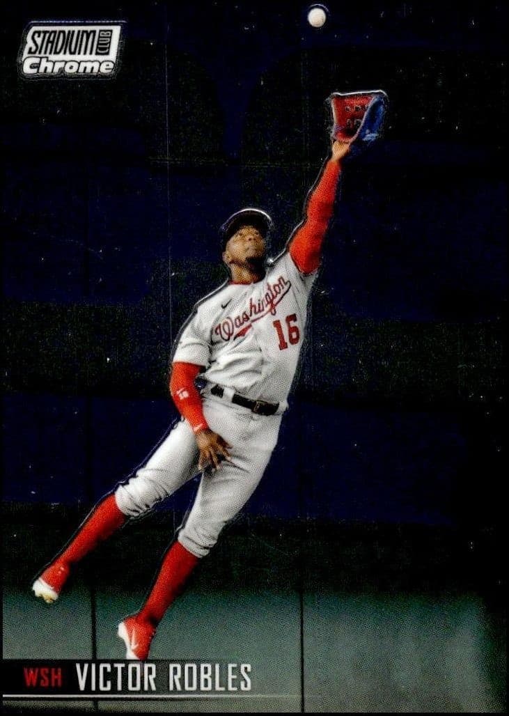 2021 Topps Stadium Club Chrome Victor Robles #266 trading card