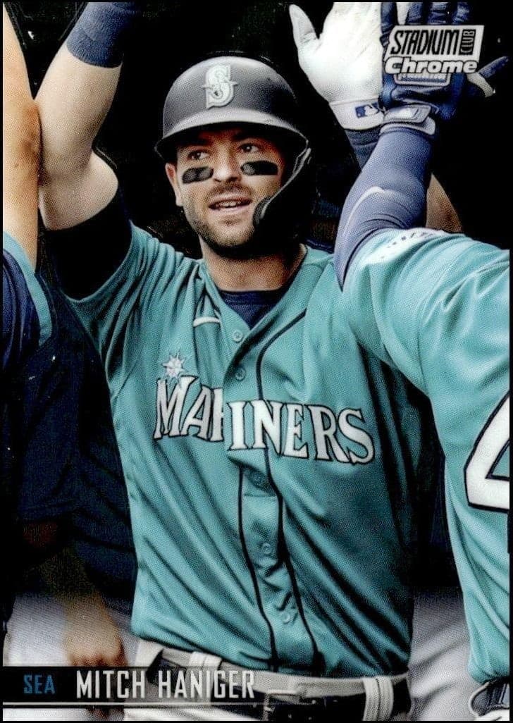 2021 Topps Stadium Club Chrome Mitch Haniger #376 trading card