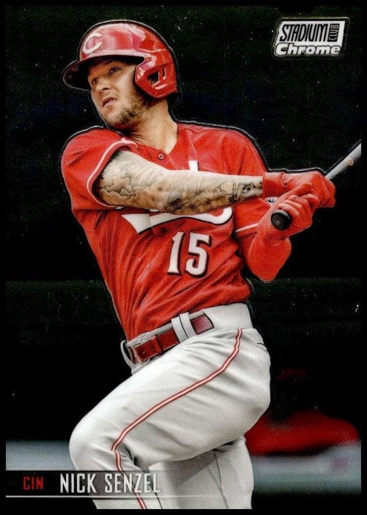 2021 Topps Stadium Club Chrome Nick Senzel #105 trading card