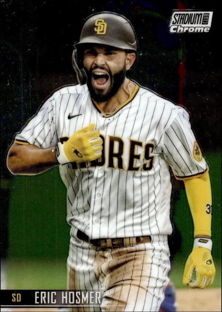 2021 Topps Stadium Club Chrome Eric Hosmer #158 trading card