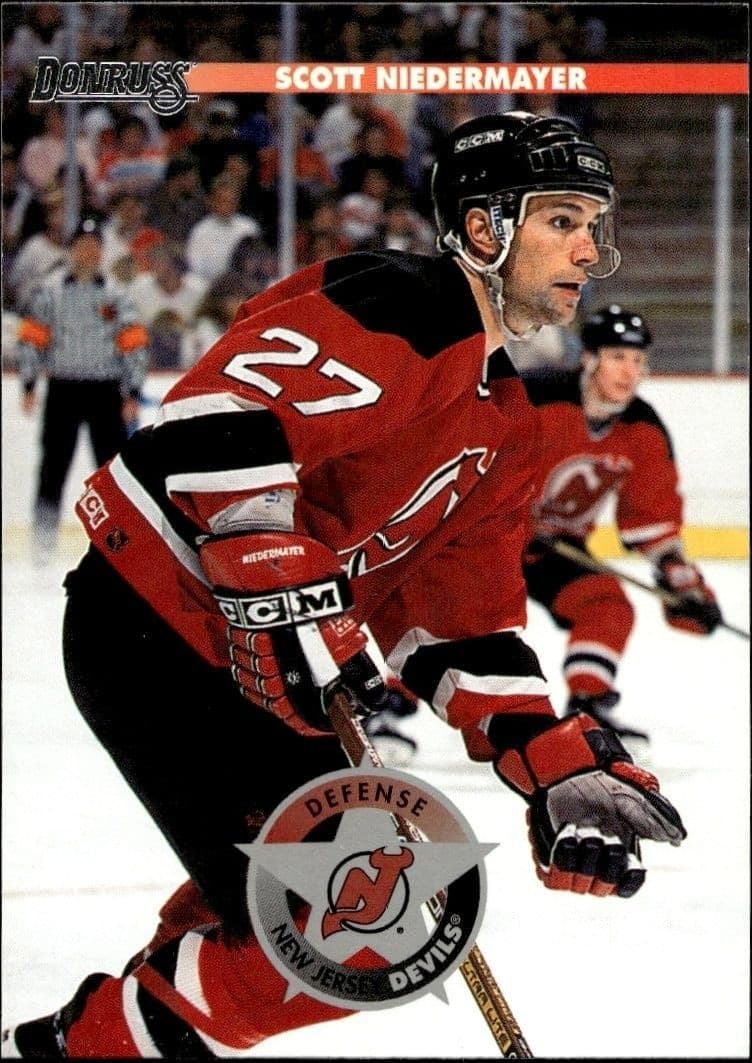 1996-97 Donruss Scott Niedermayer #188 hockey trading card front