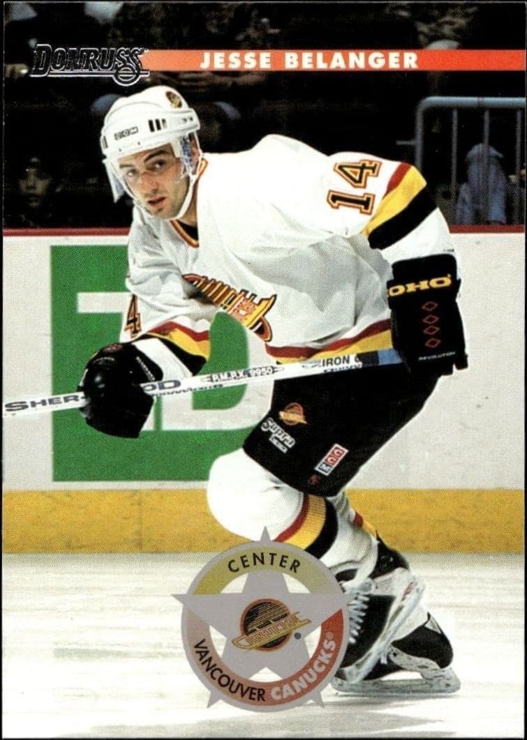 1996-97 Donruss Jesse Belanger #70 hockey trading card front
