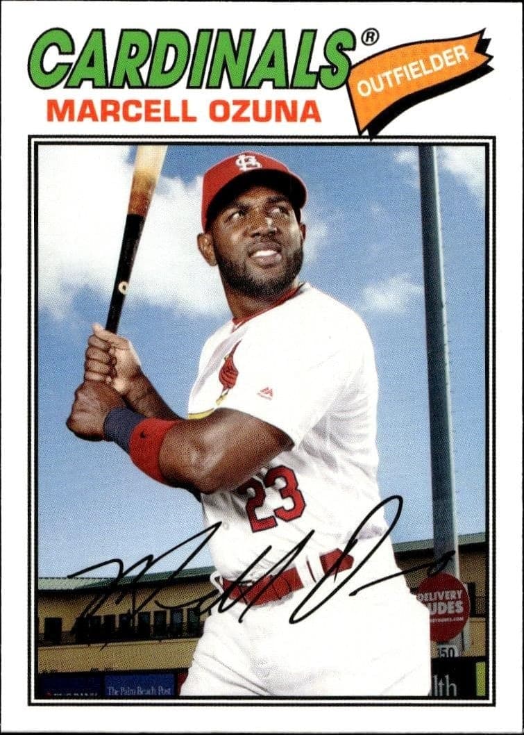 2018 Topps Archives Marcell Ozuna #136 trading card