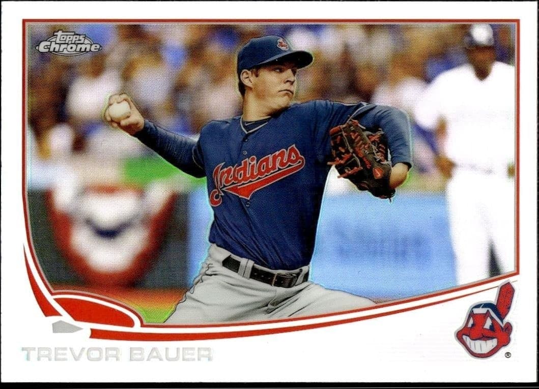 2013 Topps Chrome Trevor Bauer #9 trading card