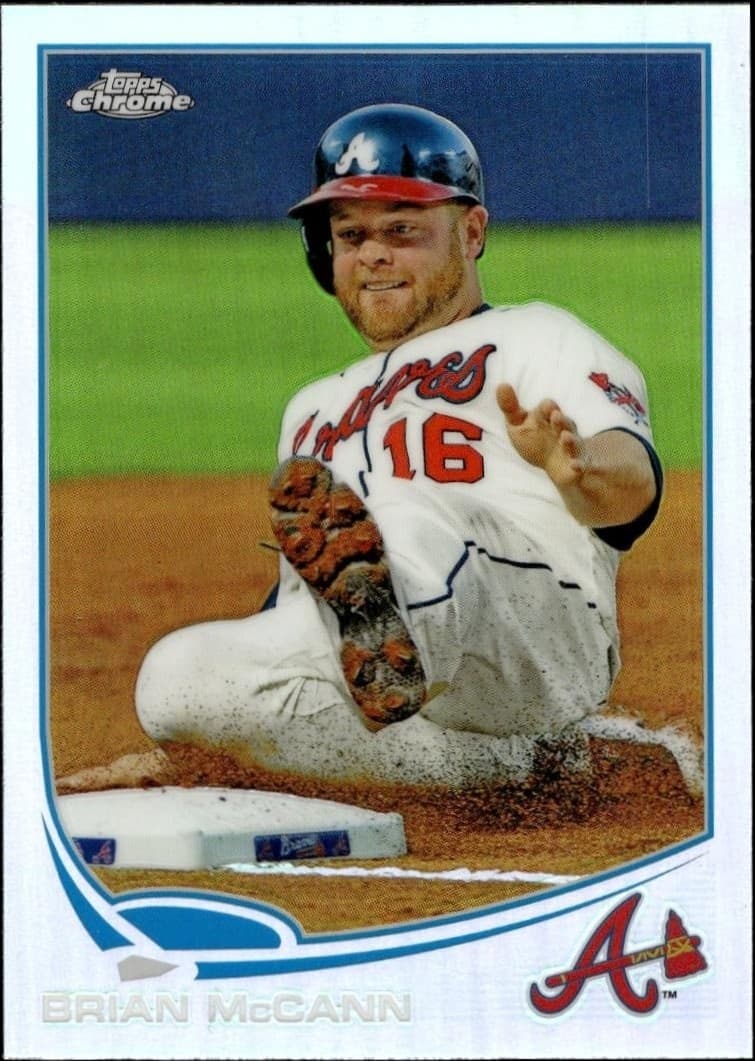 2013 Topps Chrome Brian McCann #113 trading card