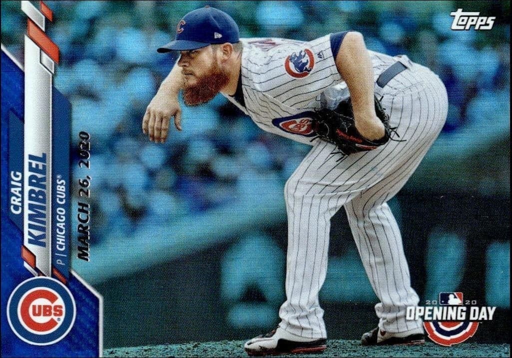 2020 Topps Opening Day Craig Kimbrel #75 trading card