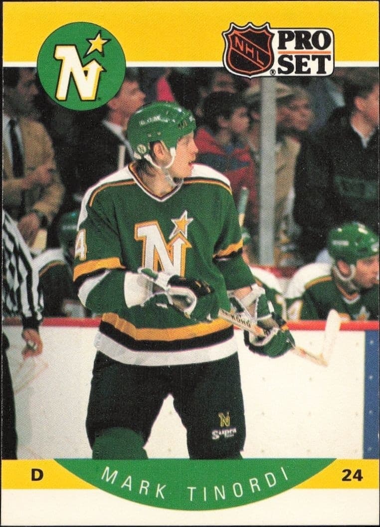 1990-91 Pro-Set NHL Series 1 Mark Tinordi #145 trading card