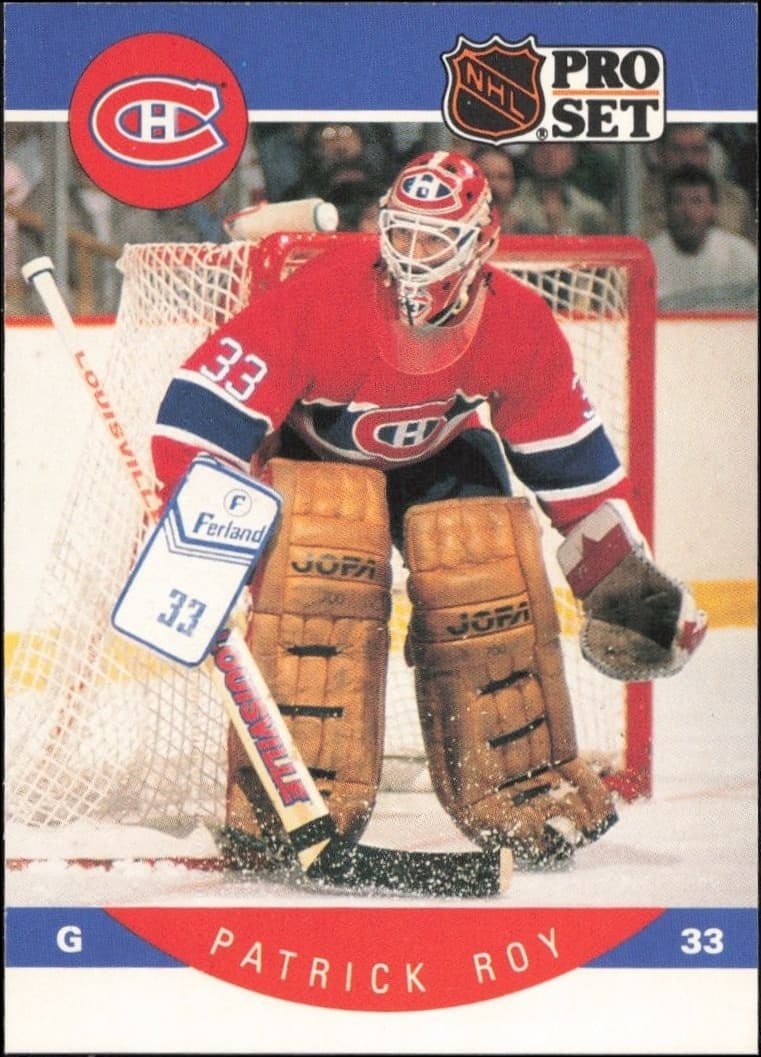 1990-91 Pro-Set NHL Series 1 Patrick Roy #157 trading card