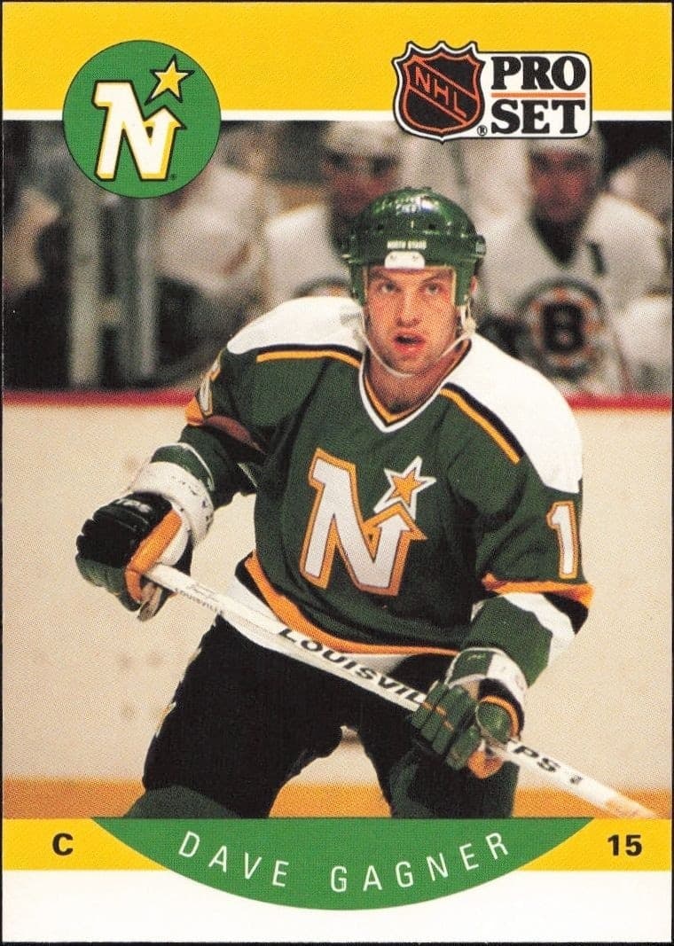 1990-91 Pro-Set NHL Series 1 Dave Gagner #138 trading card