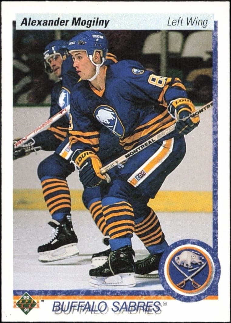 1990-91 Upper Deck Alexander Mogilny #24 hockey trading card front