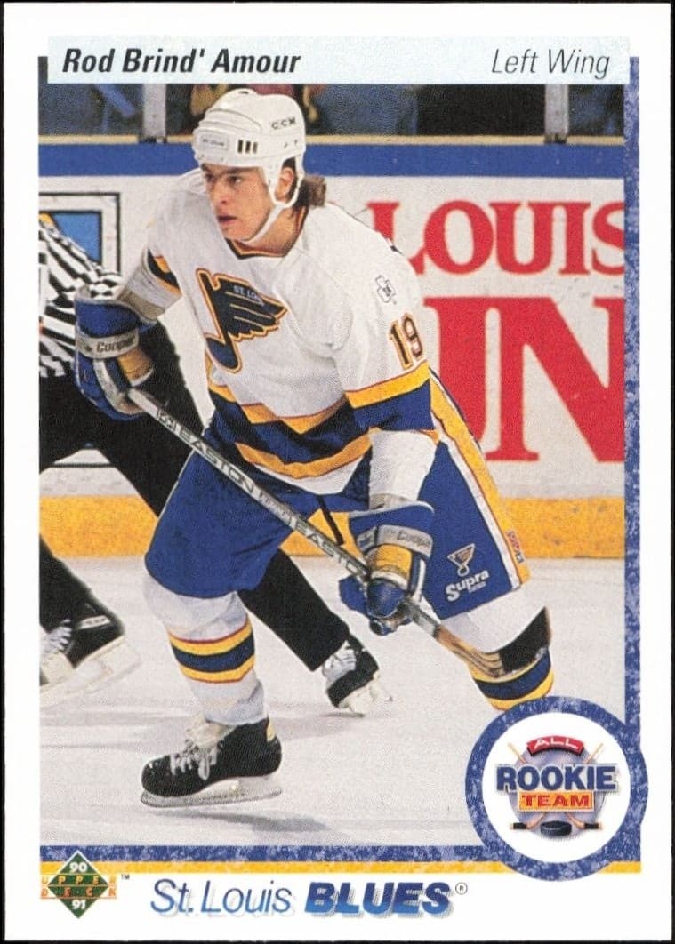 1990-91 Upper Deck Rod Brind'Amour #347 hockey trading card front