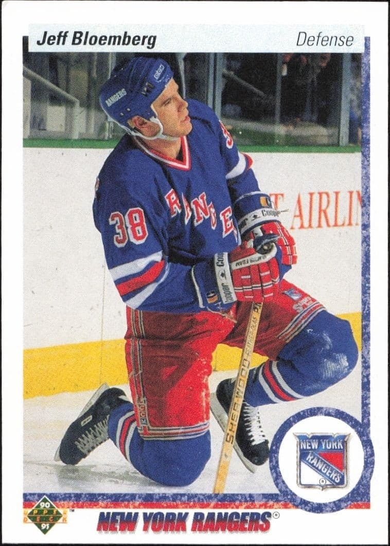 1990-91 Upper Deck Jeff Bloemberg #370 hockey trading card front