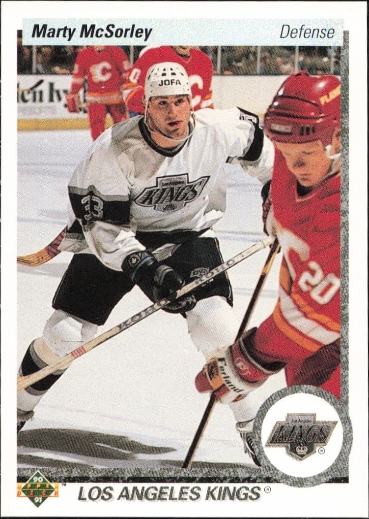 1990-91 Upper-Deck Marty McSorley #212 trading card